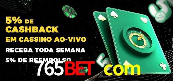 Promoções do cassino ao Vivo 765bet com